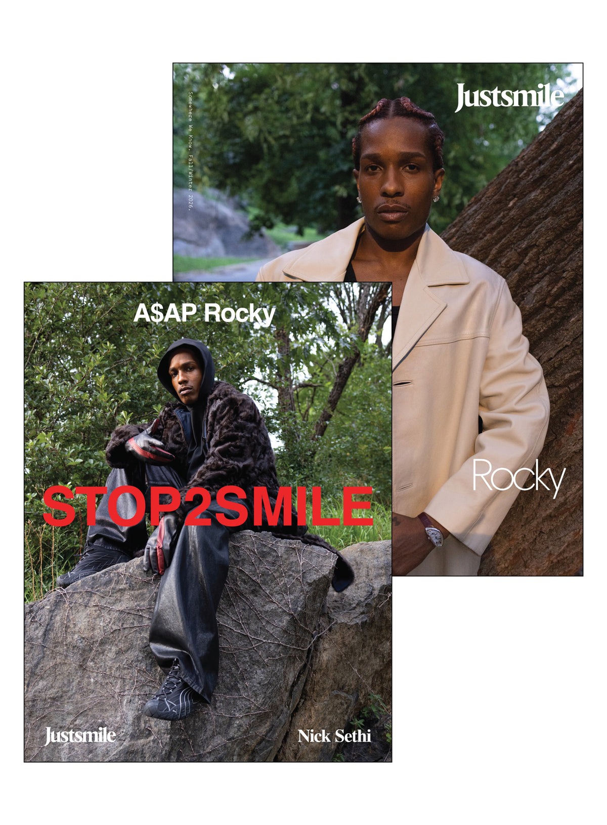 A$AP Rocky Zine & Justsmile Issue 9 (Bundle)