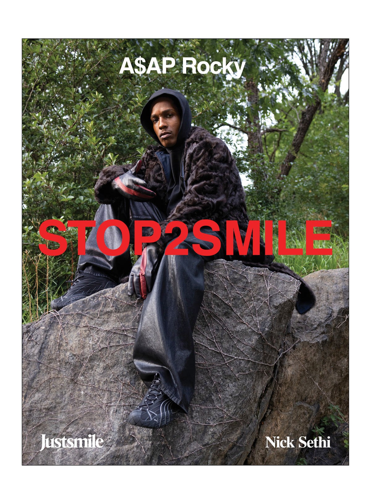 STOP2SMILE A$AP Rocky Zine by Nick Sethi